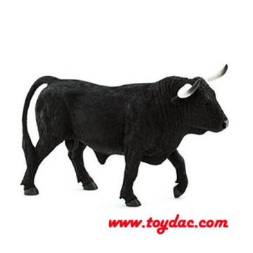Buffle de vache noire sauvage en peluche